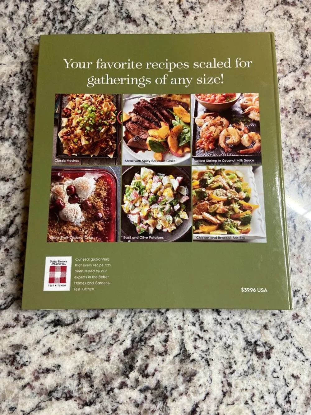 Better Homes & Gardens Hometown Favorites 2017 HC Recipe Cookbook Spiral